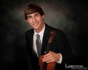 Aaron grad pic with violin